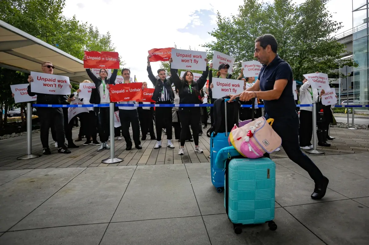 air canada ucuslarini grev nedeniyle durdurdu Q9Jm7FXg