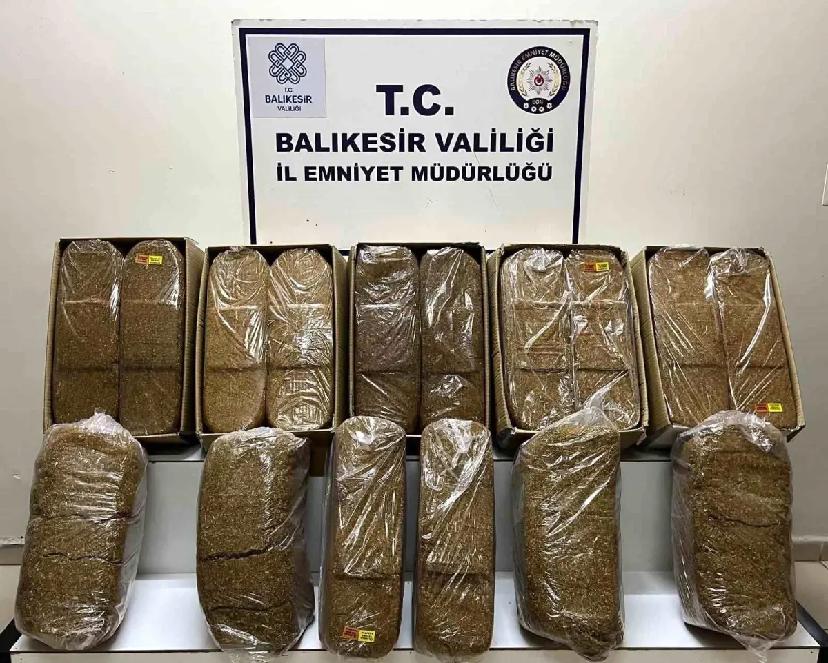 balikesirde uyusturucu ve kacak tutun operasyonu PmMZCfAS