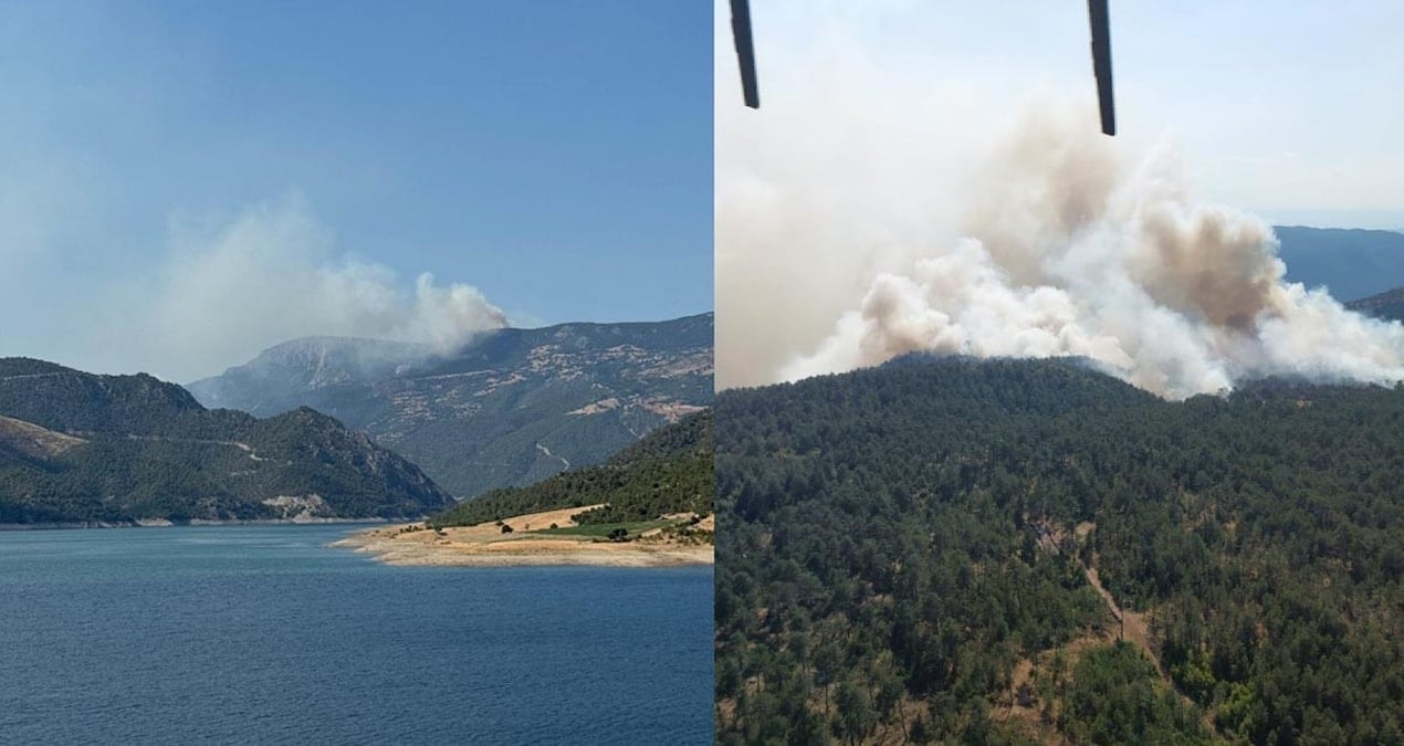 sinopta orman yangini evler tahliye ediliyor QR6FHpgf