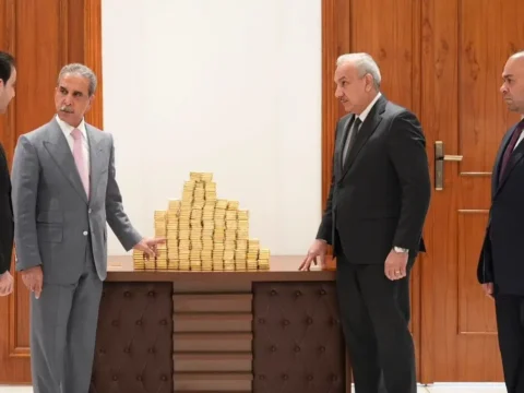 Irakta dev yolsuzluk operasyonu 375 kilo altina el konuldu LKQviI3a